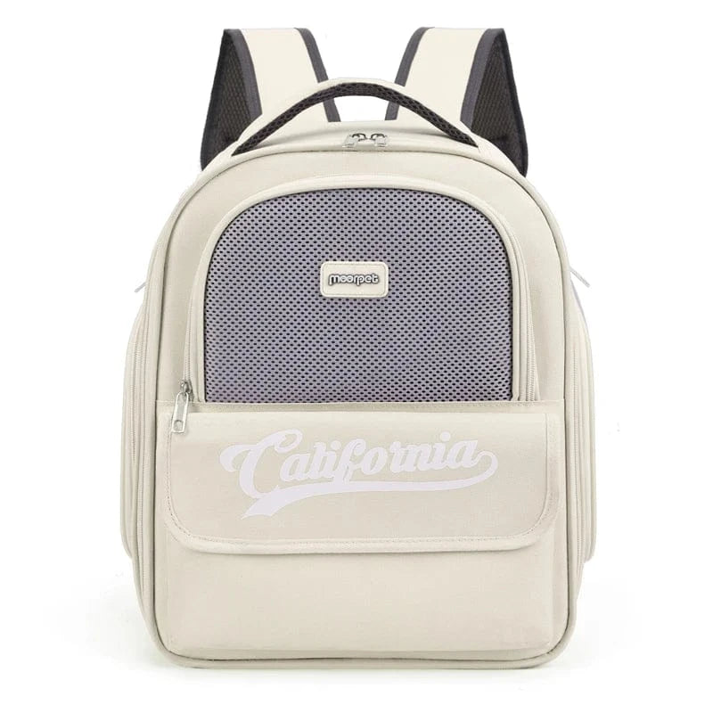 Luxury Pet Carrier Backpack - Portable Folding Travel Bag for Cats & Small Dogs