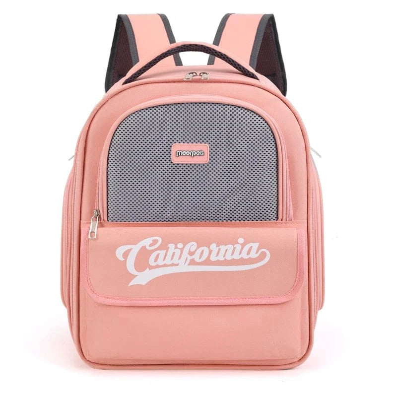 Luxury Pet Carrier Backpack - Portable Folding Travel Bag for Cats & Small Dogs