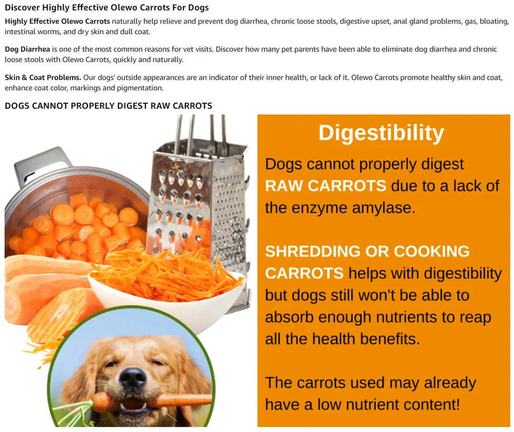 Natural Dehydrated Carrots & Red Beets Dog Food Supplement | Rich in Fiber, Vitamins & Antioxidants | Boosts Digestion, Skin & Coat Health