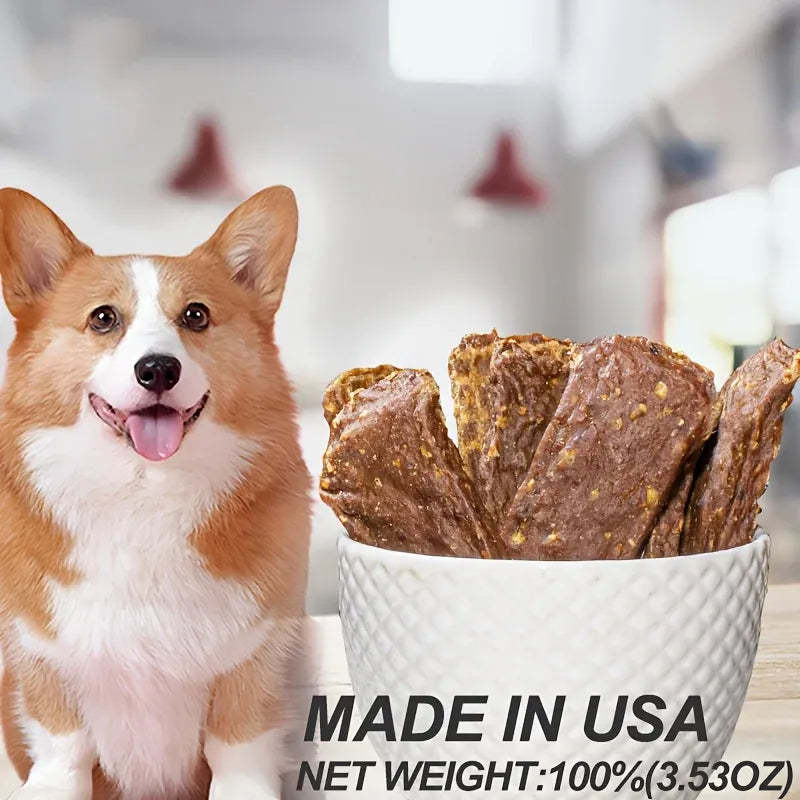 Natural Dog Jerky Treats | Beef, Duck, Chicken Sweet Potato, Turkey Meatballs & Salmon Bites | High-Protein Healthy Pet Snacks