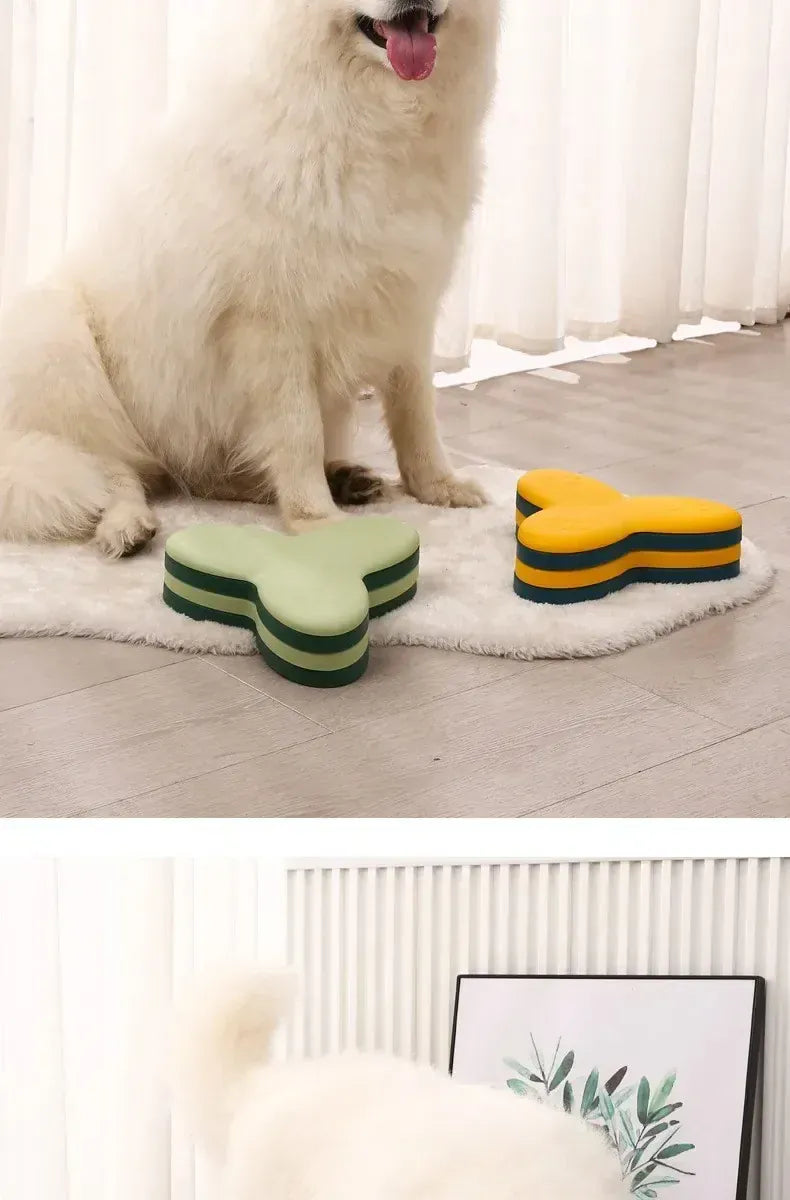 New Dog Puzzle Toys | Slow Feeder Interactive Food Dispenser for Dogs & Cats | Non-Slip Training & Mental Stimulation Toy