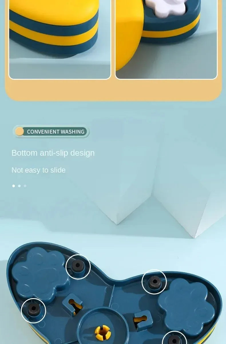 New Dog Puzzle Toys | Slow Feeder Interactive Food Dispenser for Dogs & Cats | Non-Slip Training & Mental Stimulation Toy