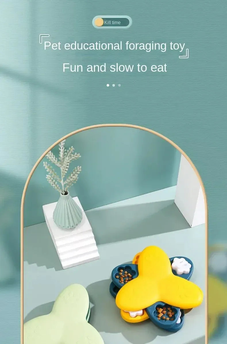 New Dog Puzzle Toys | Slow Feeder Interactive Food Dispenser for Dogs & Cats | Non-Slip Training & Mental Stimulation Toy