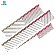 OITABI Professional Pet Grooming Comb Set - Gradient Tapered Tail Combs for Styling & Finishing