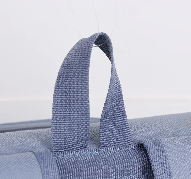 Outdoor Cat Backpack Carrier - Breathable Pet Transport Bag for Cats & Small Dogs, 35x35x25cm Portable Shoulder Carrier with Mesh Windows