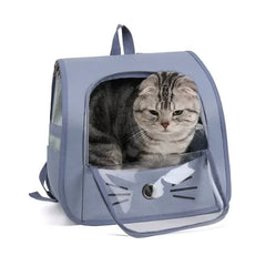 Outdoor Cat Backpack Carrier - Breathable Pet Transport Bag for Cats & Small Dogs, 35x35x25cm Portable Shoulder Carrier with Mesh Windows
