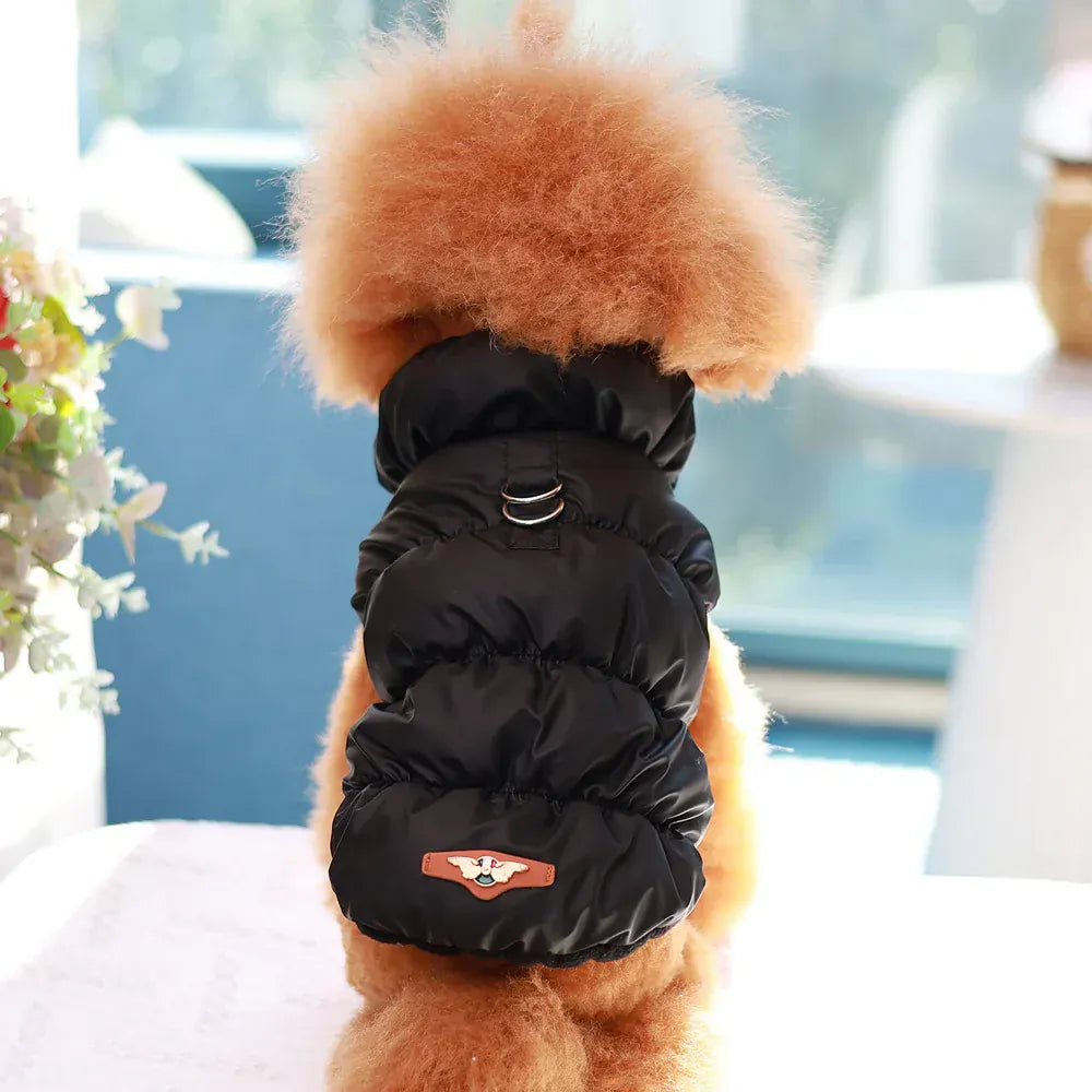 Padded Winter Dog Coat - Soft Warm Jacket for Small Breeds