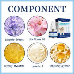 Pet Calming Care Liquid - Natural Anxiety Relief for Cats & Dogs, Stress Reduction Drops for Travel, Storms & Separation Anxiety