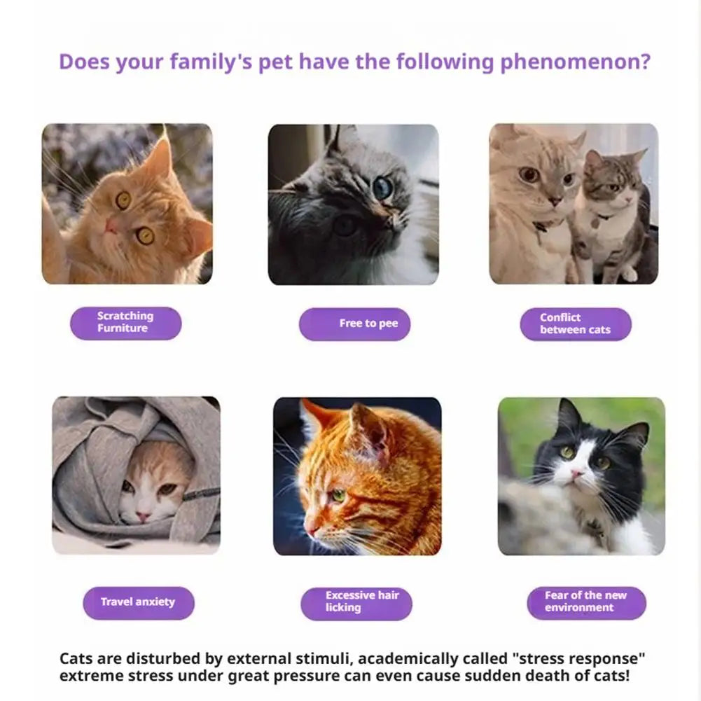 Pet Calming Diffuser 48ml - Stop Scratching & Peeing from Anxiety