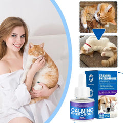 Pet Calming Diffuser 48ml - Stop Scratching & Peeing from Anxiety