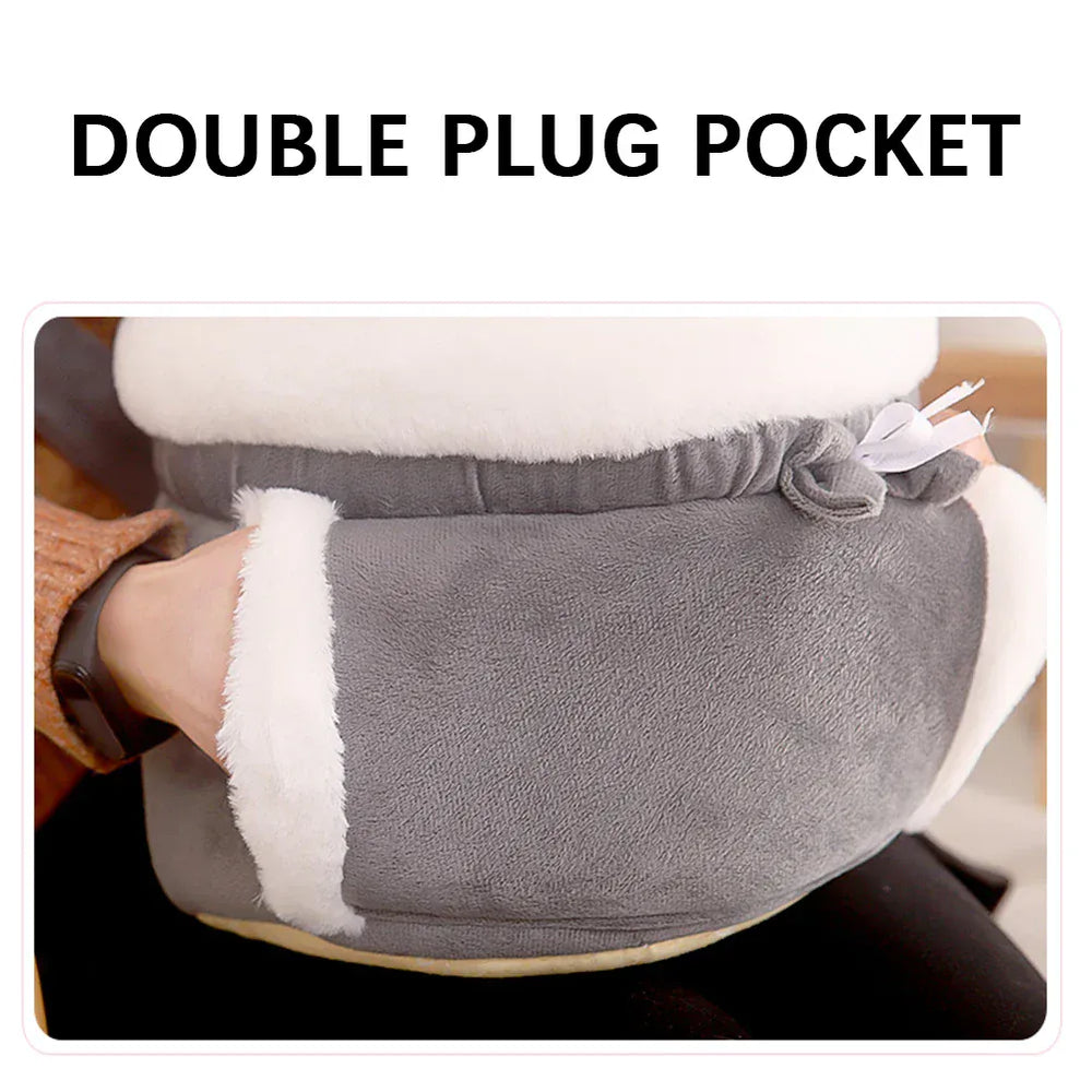 Pet Carrier Backpack for Cats & Small Dogs - Plush Winter Warm Travel Bag, Front Chest Carrier with Soft Fleece Interior, Outdoor Hiking & Car Travel