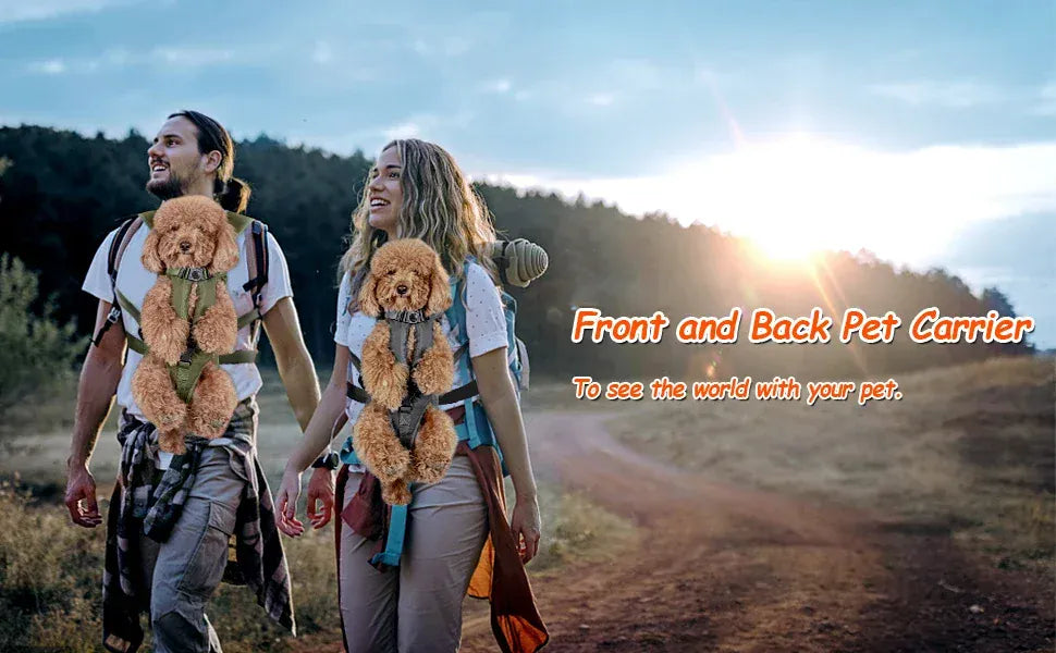 Pet Carrier Backpack for Dogs & Cats – Thickened Front-Facing Backpack for Small Medium Pets