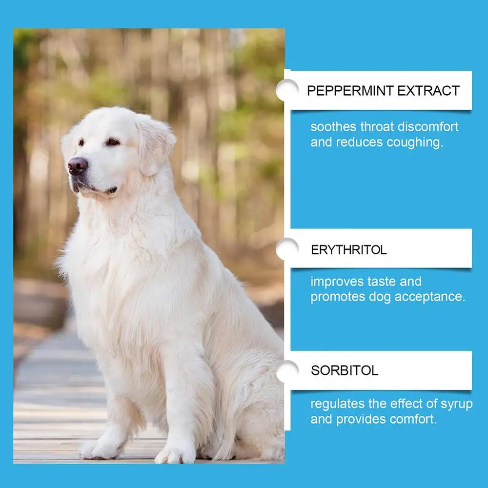 Pet Cough Relief Drops - Herbal Allergy & Immune Supplement for Dogs, Natural Kennel Cough Treatment with Echinacea & Elderberry
