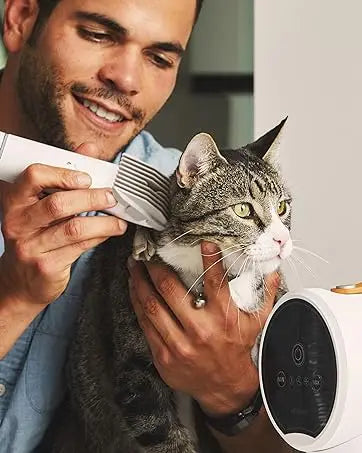 Pet Grooming Vacuum Kit - 12000Pa Dog Hair Vacuum with 5 Tools & 2L Capacity