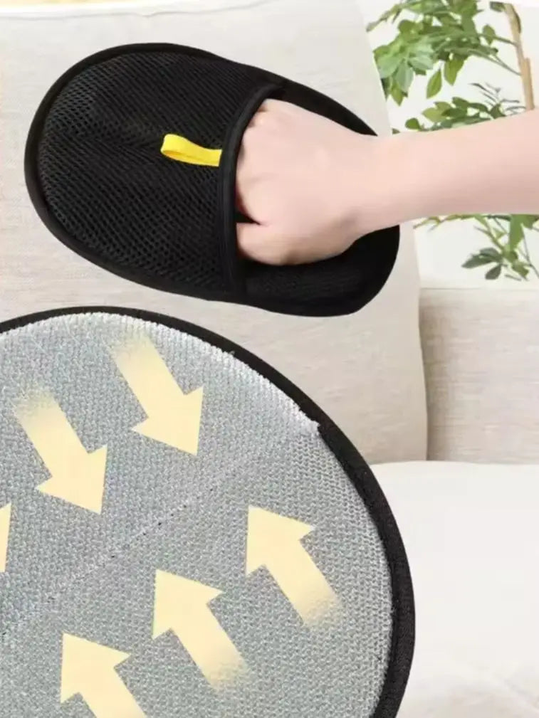 Pet Hair Removal Gloves - Reusable Double-Sided Grooming Gloves for Dogs & Cats, Static Fur Remover for Furniture & Carpets