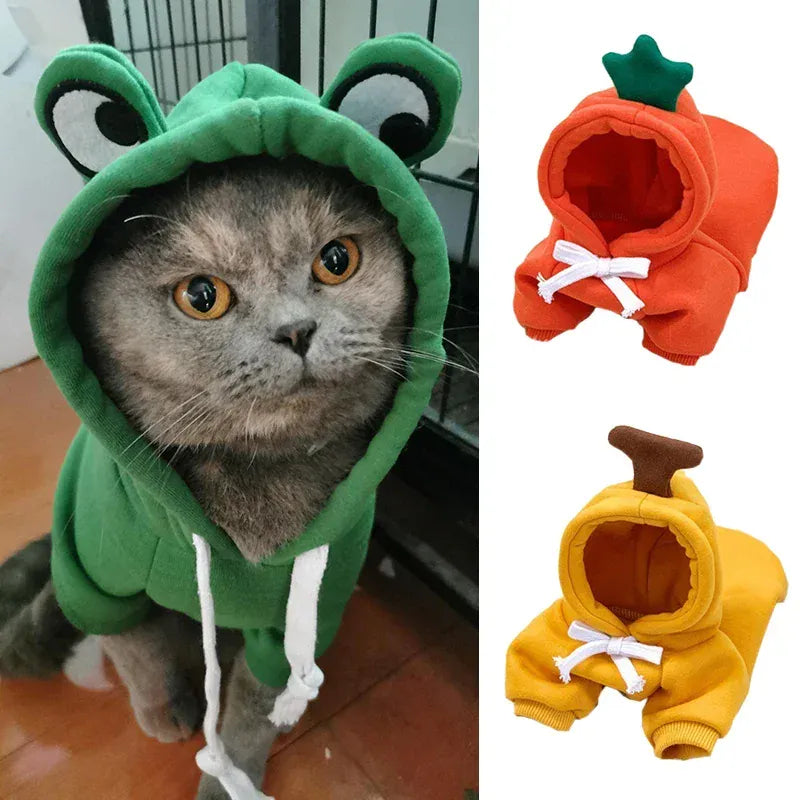Pet Hoodie Sweater - Winter Pullover with Sports & Animal Designs