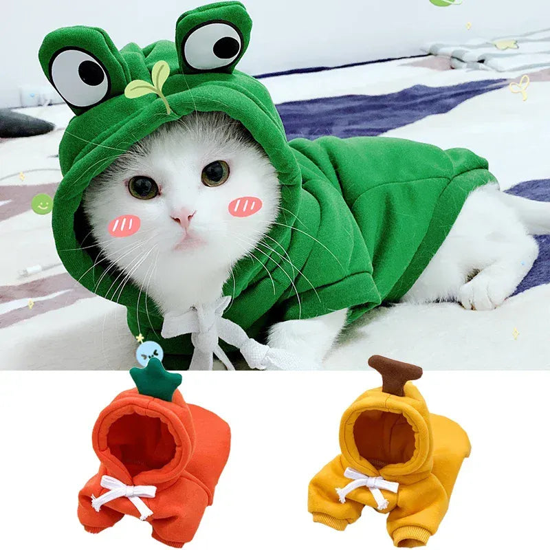 Pet Hoodie Sweater - Winter Pullover with Sports & Animal Designs