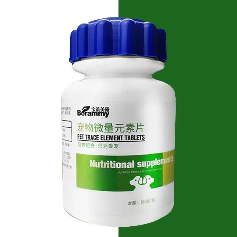 Pet Pica Supplement - 180 Trace Element Tablets to Stop Strange Eating Habits