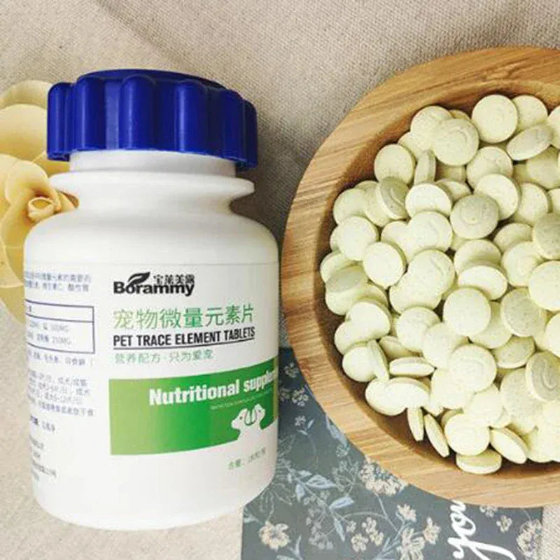 Pet Pica Supplement - 180 Trace Element Tablets to Stop Strange Eating Habits