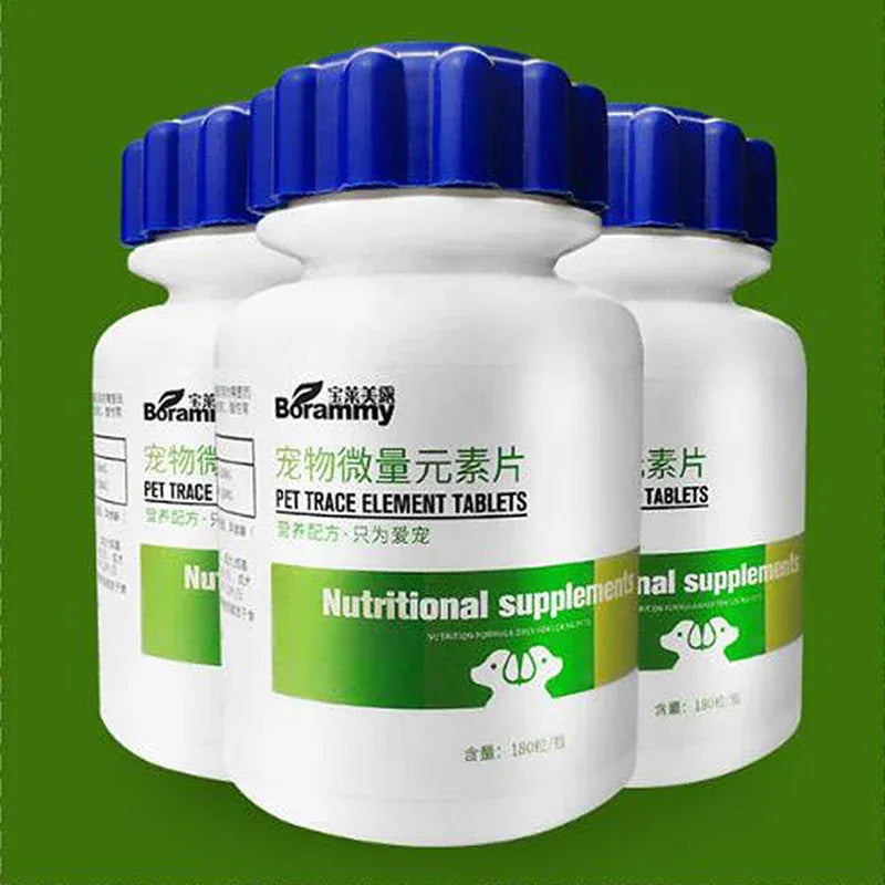 Pet Pica Supplement - 180 Trace Element Tablets to Stop Strange Eating Habits