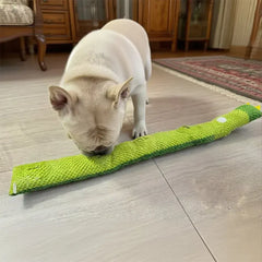 Pet Puzzle Snail Plush Toy | Interactive Dog Training Toy | Hidden Food Treat Puzzle Chew Toy | Sound & Collapsible Resistant Dog Toy