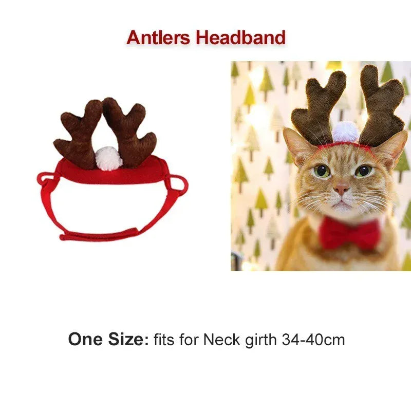 Pet Santa Claus Costume | Funny Christmas Outfit for Dogs & Cats | Warm Winter Cotton Clothes