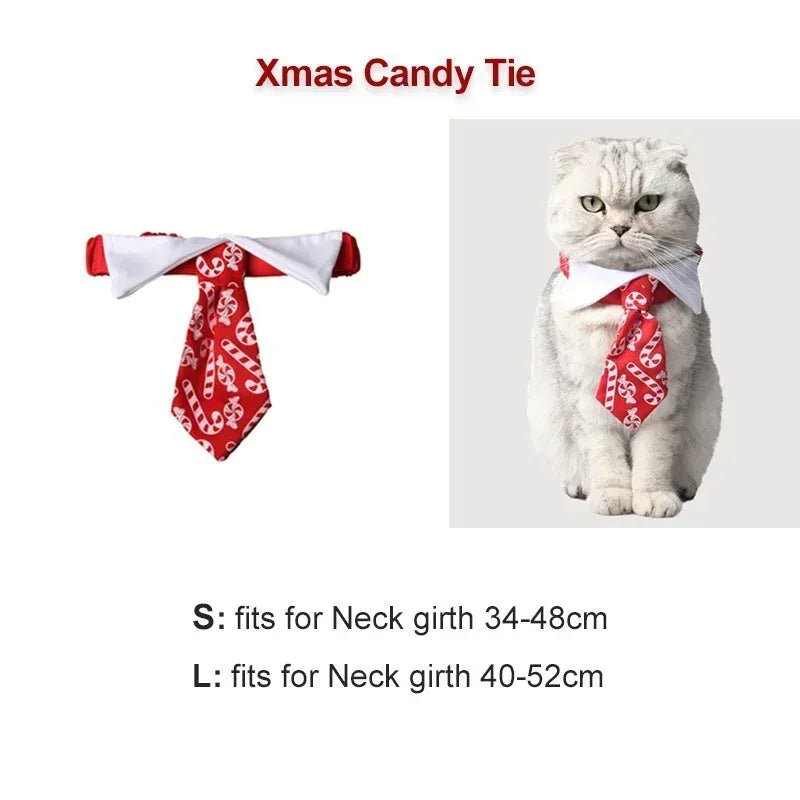 Pet Santa Claus Costume | Funny Christmas Outfit for Dogs & Cats | Warm Winter Cotton Clothes