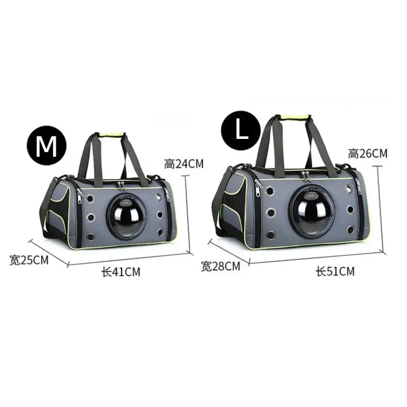 Pet Sling Carrier Bag – Crossbody & Backpack Style for Small Dogs & Cats