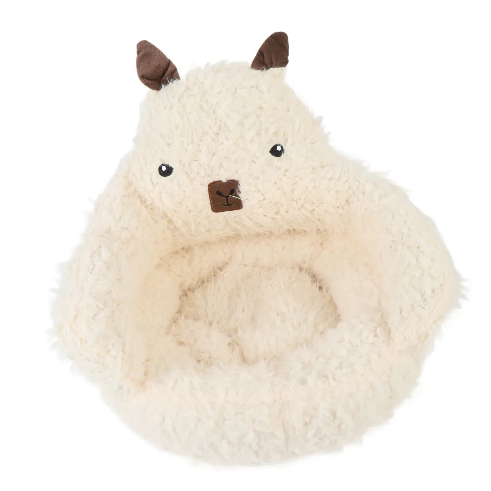 Pet Sofa Bed - Winter Warm Plush Cat Dog Bed with Removable Mat