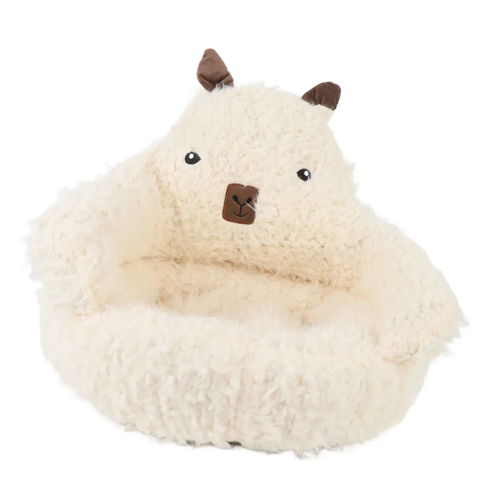 Pet Sofa Bed - Winter Warm Plush Cat Dog Bed with Removable Mat