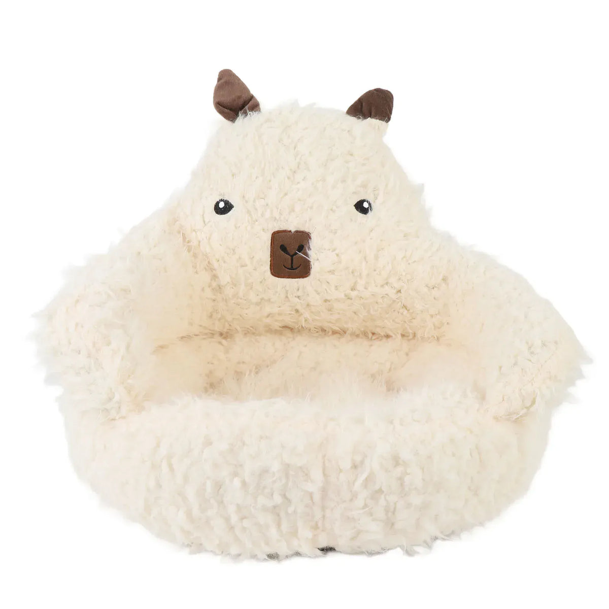 Pet Sofa Bed - Winter Warm Plush Cat Dog Bed with Removable Mat