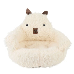 Pet Sofa Bed - Winter Warm Plush Cat Dog Bed with Removable Mat