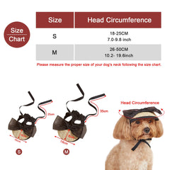 Pet Sun Hat with Bow – Adjustable Summer Sunshade Hat for Dogs & Cats
