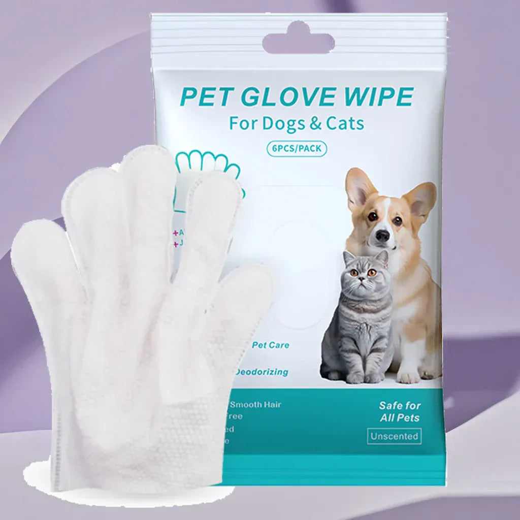 Pet supplies, pet disposable gloves, bathing and cleaning for cats and dogs, dry cleaning, wet wipes, and gloves.