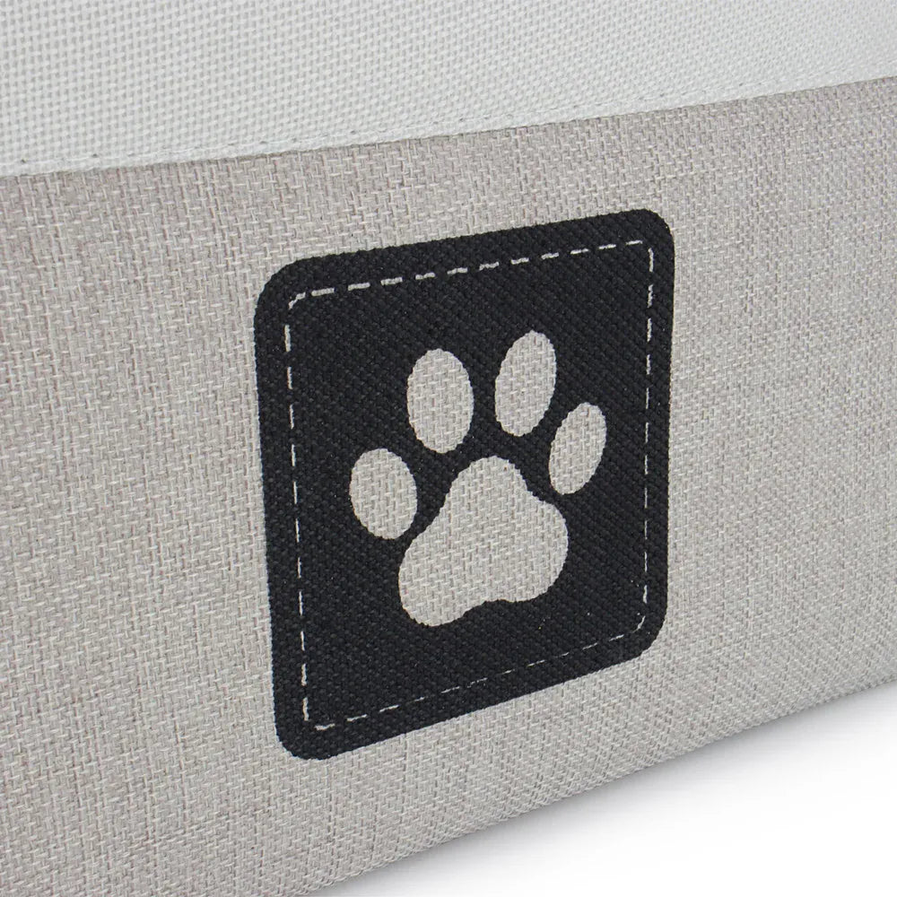 Pet Toy Storage Basket Foldable Paw Dog Cat Clothes Box Accessories Organize Bin