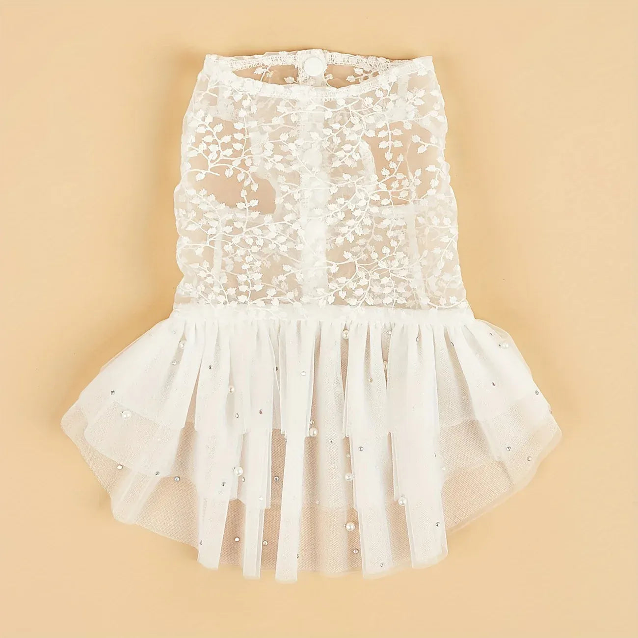 Pet Wedding Dress & Suit – Mesh Summer Outfit for Dog & Cat Wedding Party