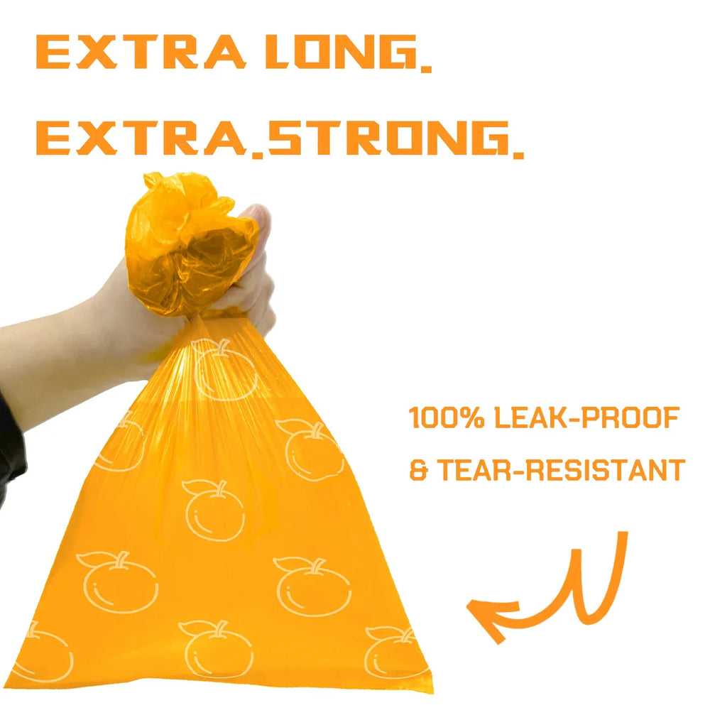 Photodegradable Dog Poop Bags - Scented Leak Proof Pet Waste Bags