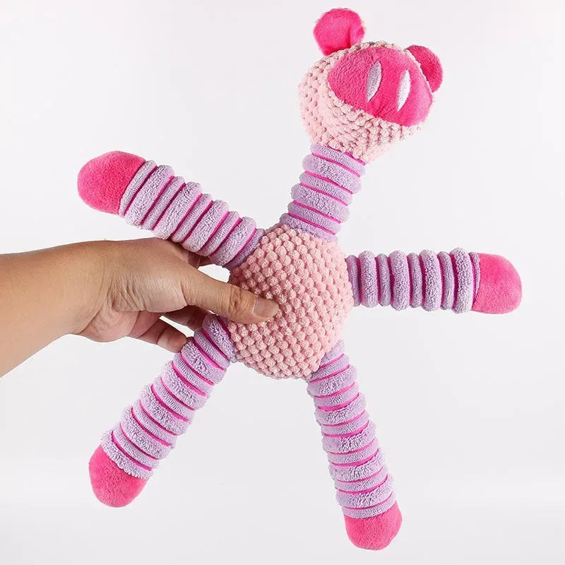 Plush Dog Toy Soft Toy with Squeaker | Interactive Chew Toy for Puppies & Dogs | Fun Pet Toy GWJ05