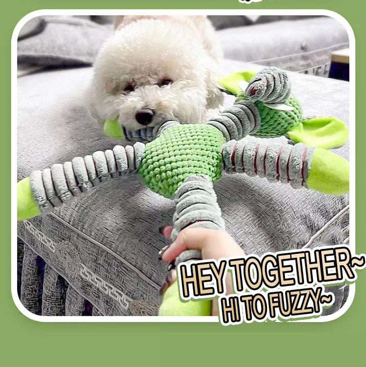 Plush Dog Toy Soft Toy with Squeaker | Interactive Chew Toy for Puppies & Dogs | Fun Pet Toy GWJ05