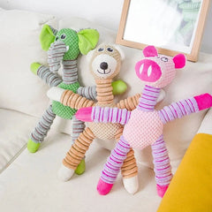 Plush Dog Toy Soft Toy with Squeaker | Interactive Chew Toy for Puppies & Dogs | Fun Pet Toy GWJ05