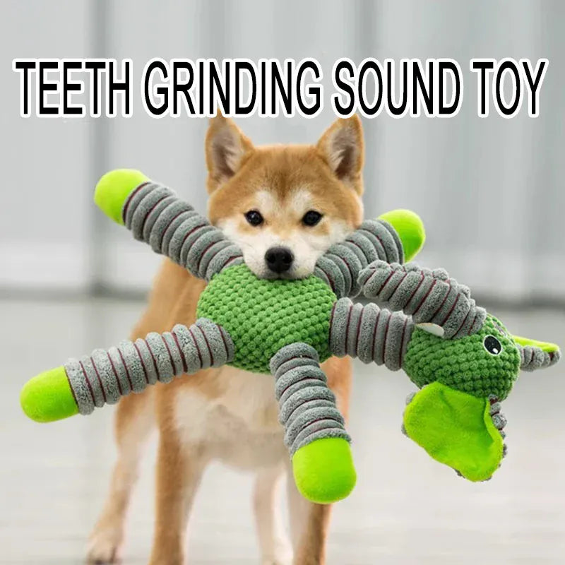 Plush Dog Toy Soft Toy with Squeaker | Interactive Chew Toy for Puppies & Dogs | Fun Pet Toy GWJ05