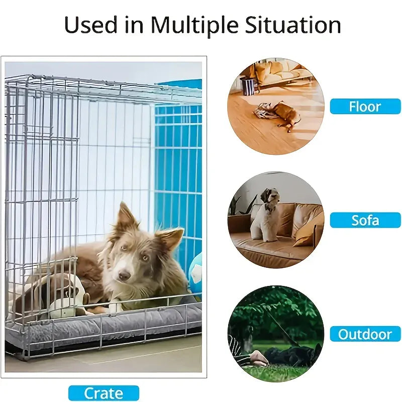 Plush Orthopedic Dog Bed for Large Dogs - Extra Large Sofa Mat with Thickened Sponge, Super Soft Pet Crate Pad, Non-Slip Bottom