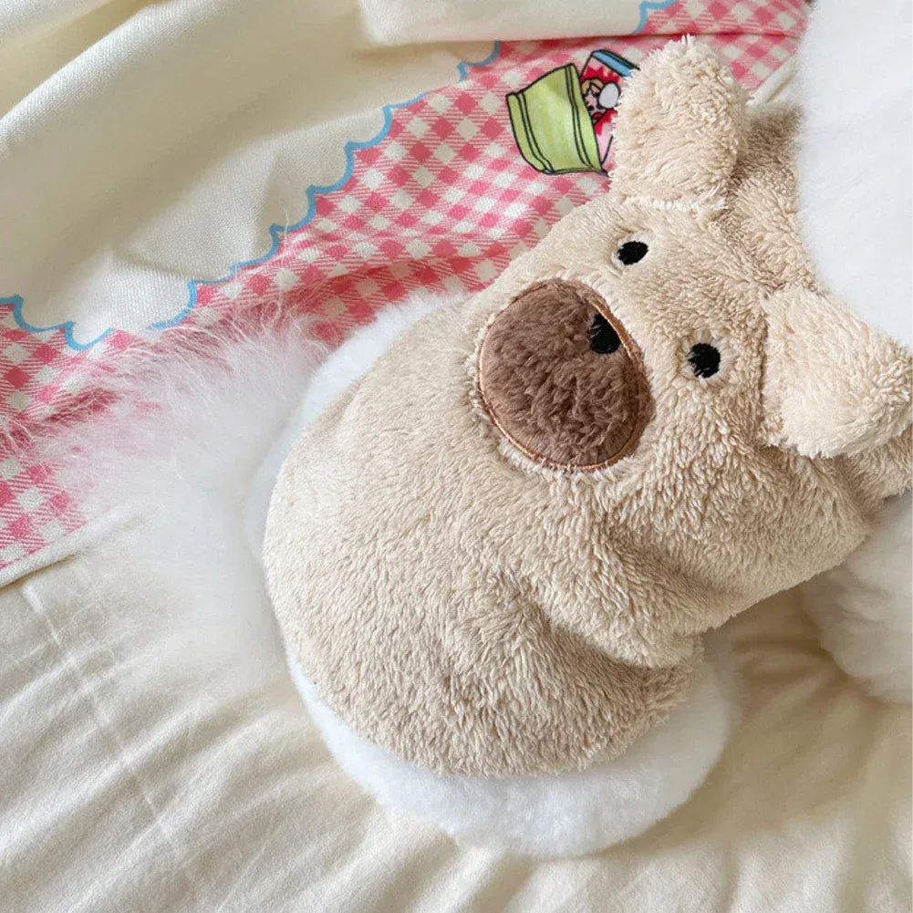 Plush Teddy Bear Dog Sweater | Winter Warm Vest for Small Dogs 1.5–11.5kg | Soft & Cozy Pet Clothes for Teddy, Schnauzer & Puppy