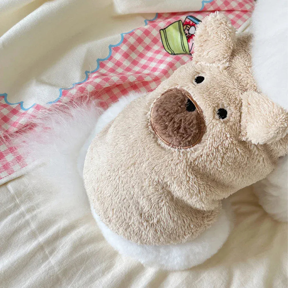 Plush Teddy Bear Dog Sweater | Winter Warm Vest for Small Dogs 1.5–11.5kg | Soft & Cozy Pet Clothes for Teddy, Schnauzer & Puppy