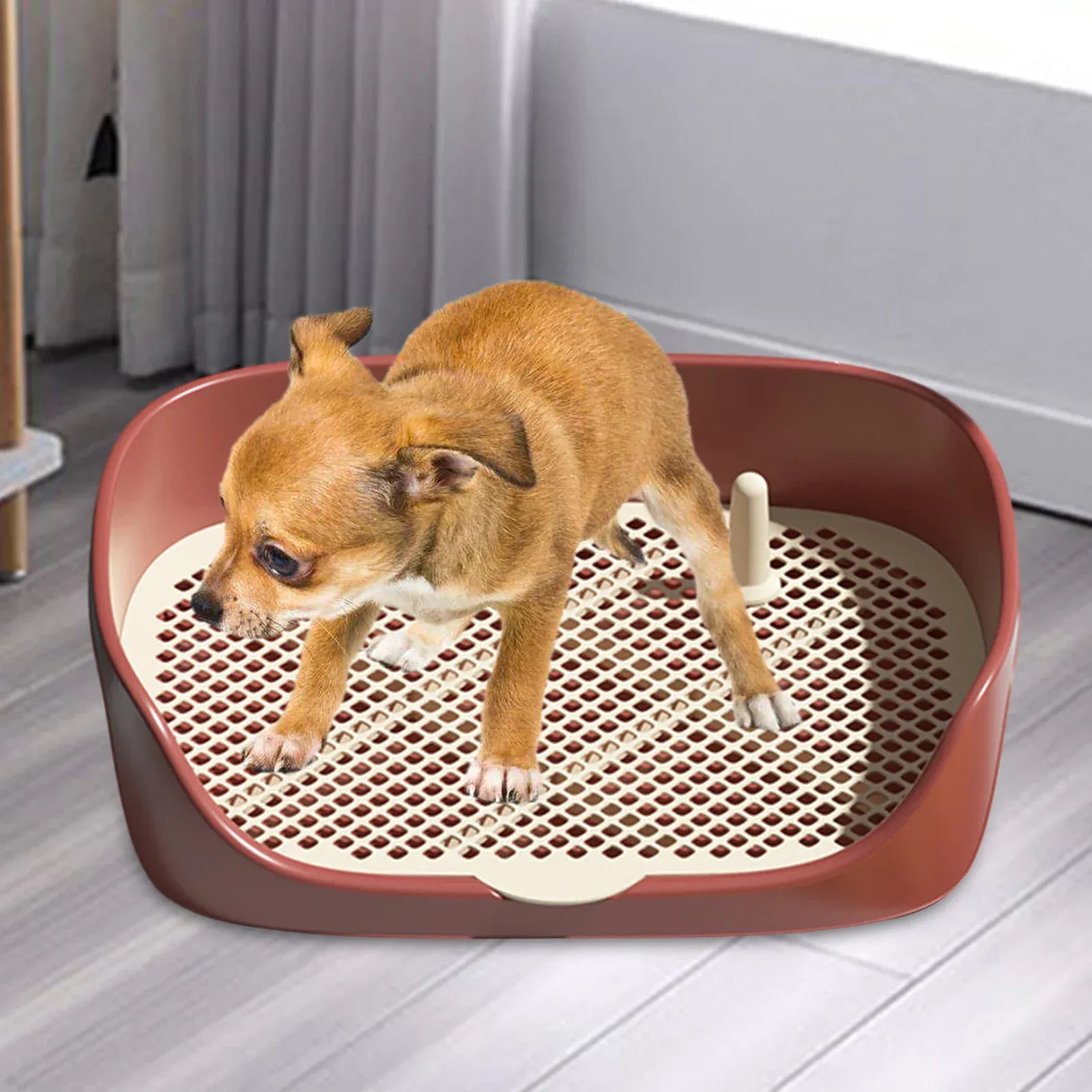 Portable Dog Toilet - Puppy Potty Trainer with Anti-Splash Grid