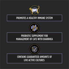 Purina Pro Plan FortiFlora Probiotics for Cats – Digestive & Gut Health Supplement for Diarrhea, 30 ct.