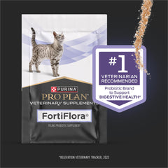 Purina Pro Plan FortiFlora Probiotics for Cats – Digestive & Gut Health Supplement for Diarrhea, 30 ct.