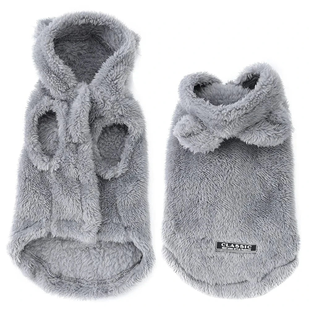 Rabbit Ears Cat Hoodie | Cute Winter Warm Pet Coat for Cats & Small Dogs | Soft Fleece Sphynx Outfit