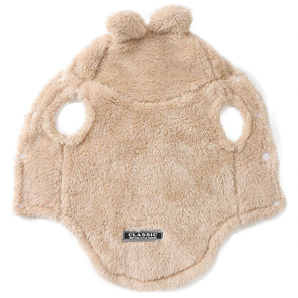 Rabbit Ears Cat Hoodie | Cute Winter Warm Pet Coat for Cats & Small Dogs | Soft Fleece Sphynx Outfit