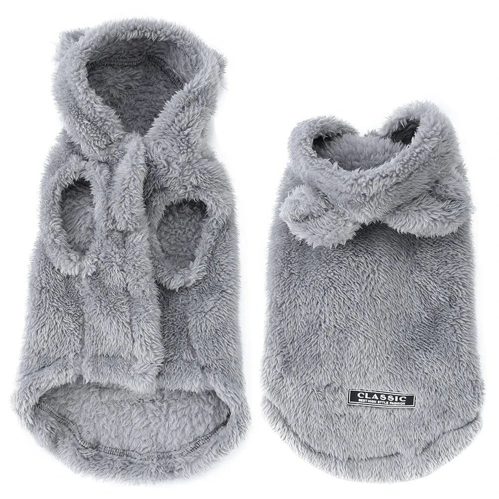 Rabbit Ears Cat Hoodie | Cute Winter Warm Pet Coat for Cats & Small Dogs | Soft Fleece Sphynx Outfit